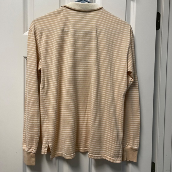 Ralph Lauren Cream Striped Long Sleeve Top - Picture 7 of 11